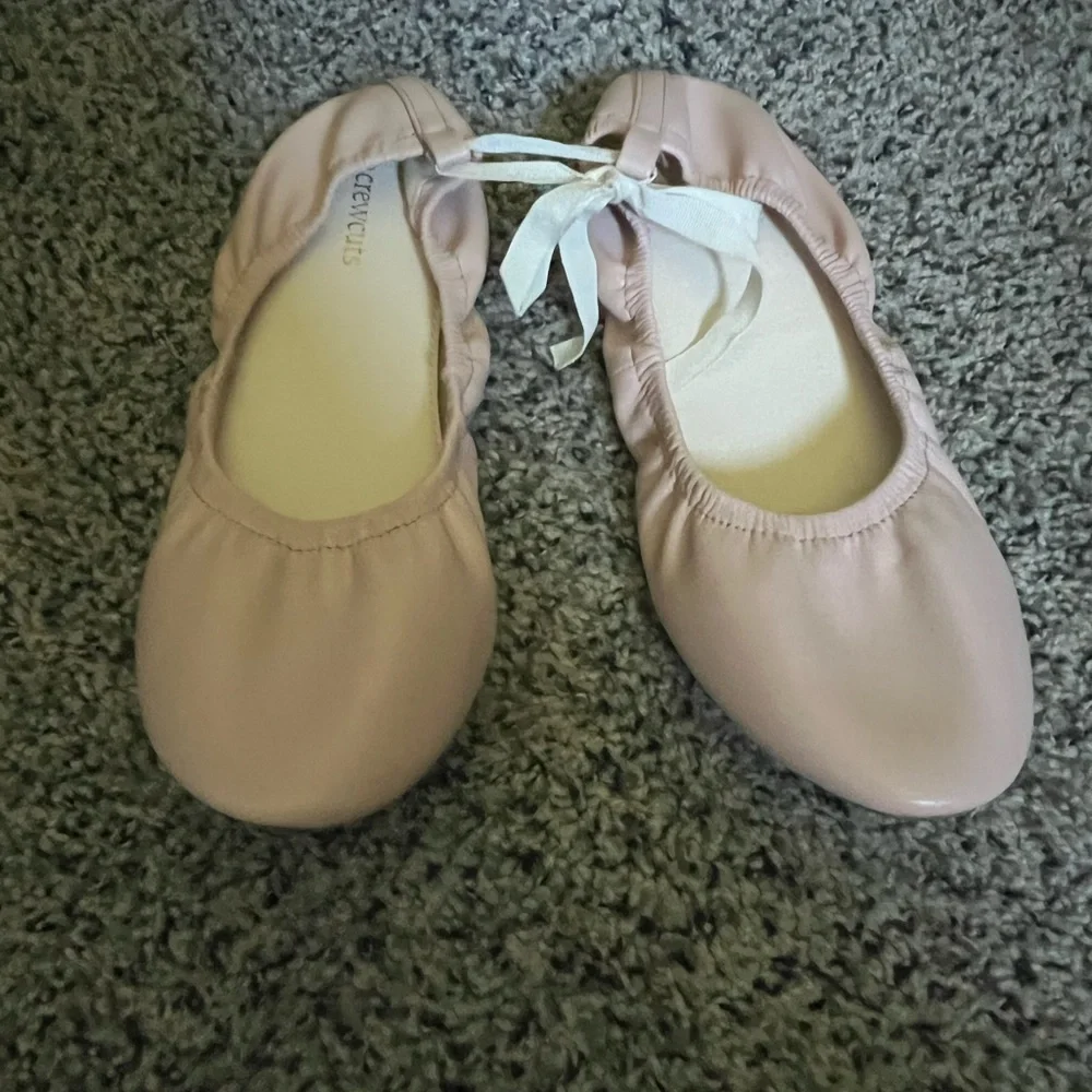 J. Crew Crewcuts Girl Pink Ballet Flats NWT
